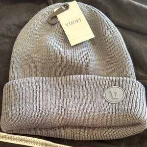 Vuori Light Gray Knit Beanie